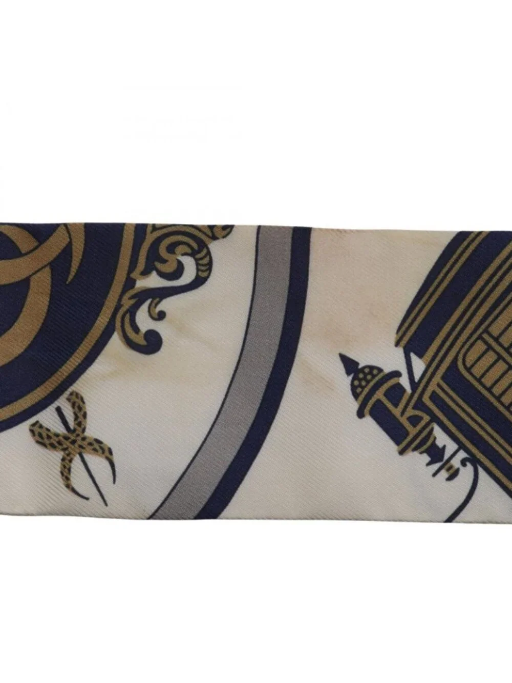 Hermes Scarf Twill Ex Libris Silk